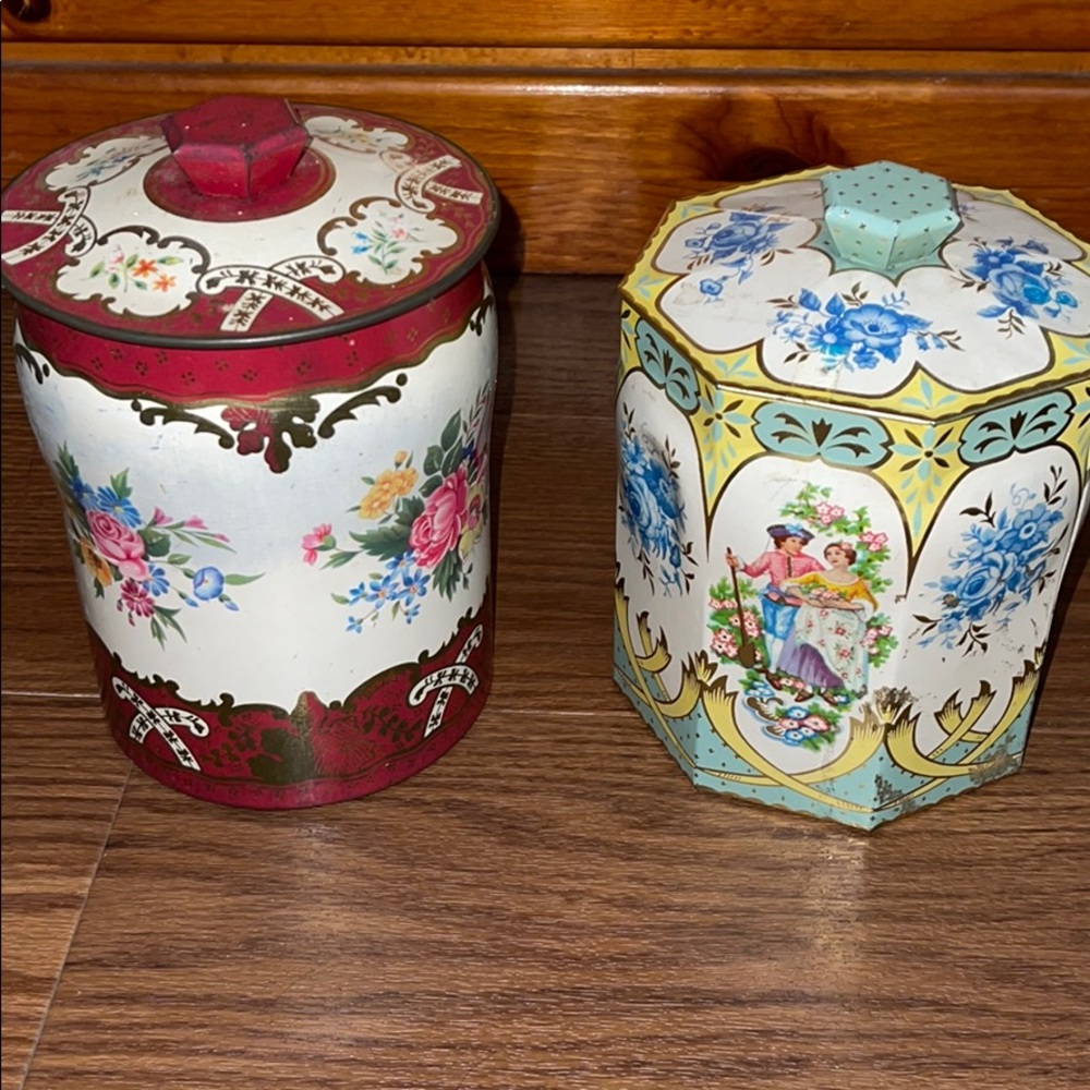 Antique tins
